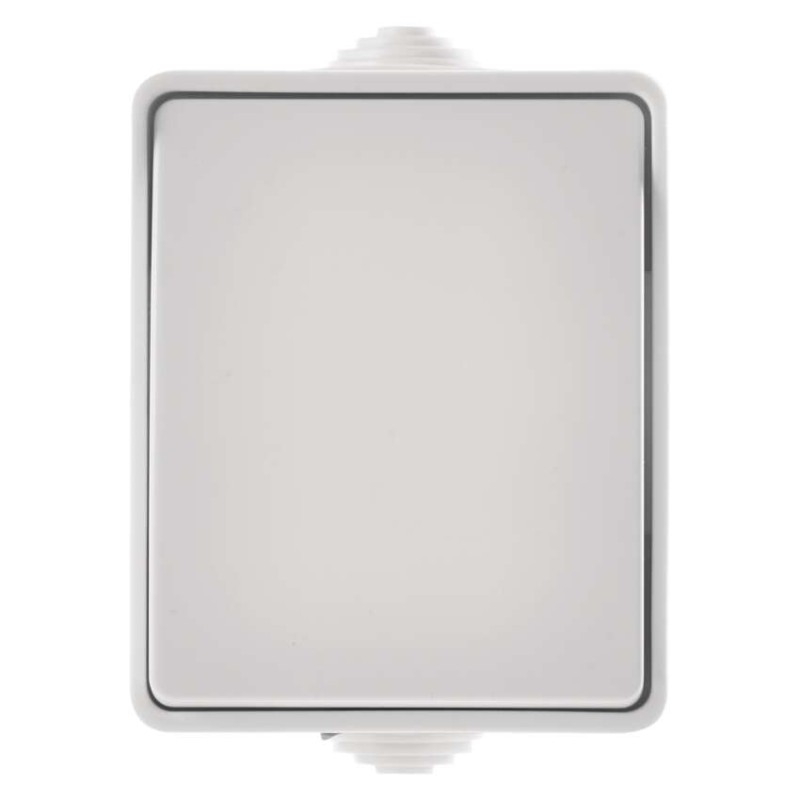 Vypínač nástenný schodiskový č. 1,6 IP54, 1 tlačidlo