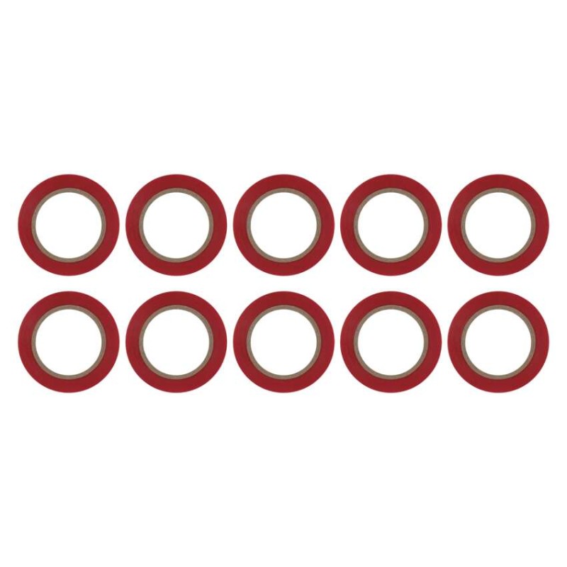 Izolační páska PVC 15mm / 10m červená, 10 ks