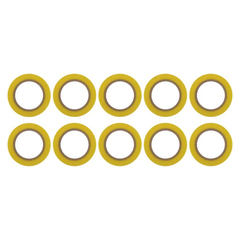 PVC-isoleerteip 15 mm / 10 m kollane, 10 tk