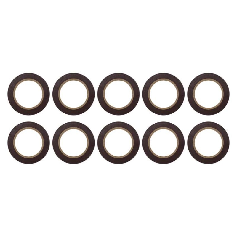 Izolační páska PVC 15mm / 10m hnědá, 10 ks