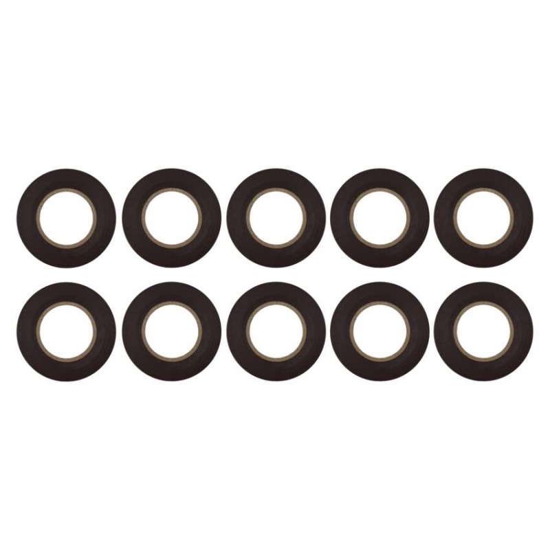 Izolačná páska PVC 19mm / 20m hnědá, 10ks