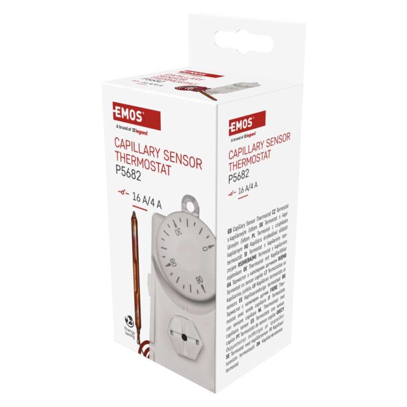 Příložný manuální kapilárový termostat P5682