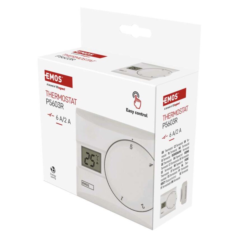 Pokojový manuální drátový termostat P5603R