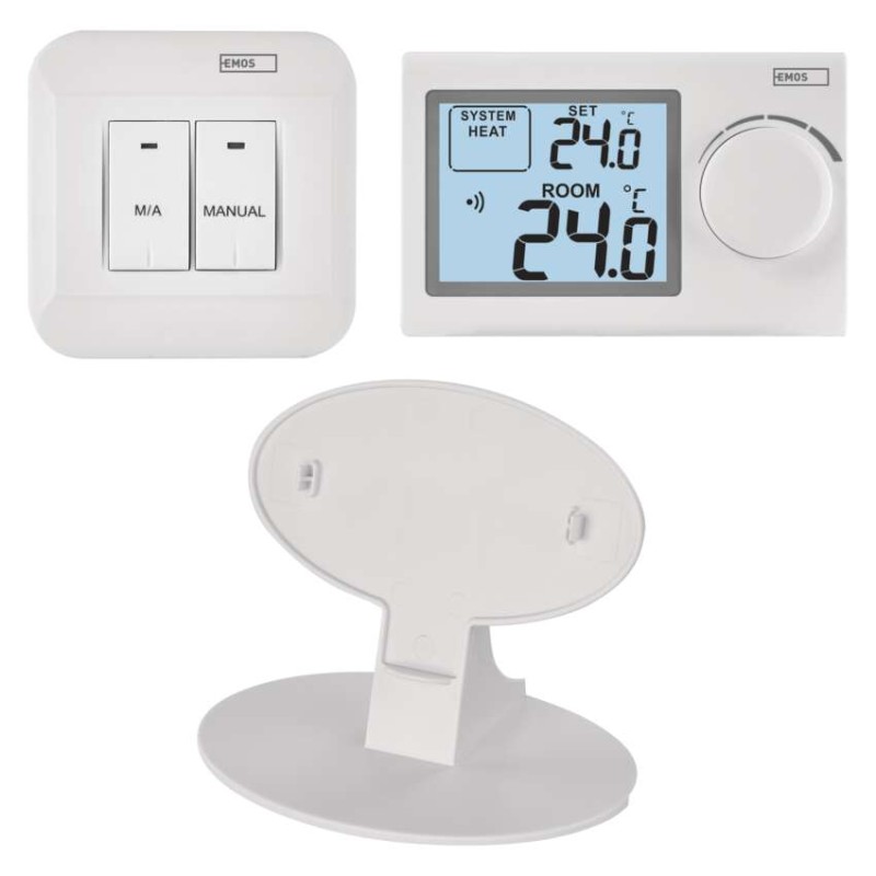 Ręczny termostat pokojowy, bezprzewodowy, P5614