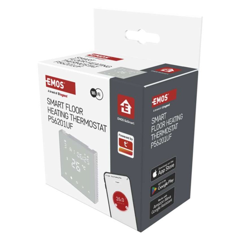 Podlahový programovatelný drátový WiFi GoSmart termostat P56201UF