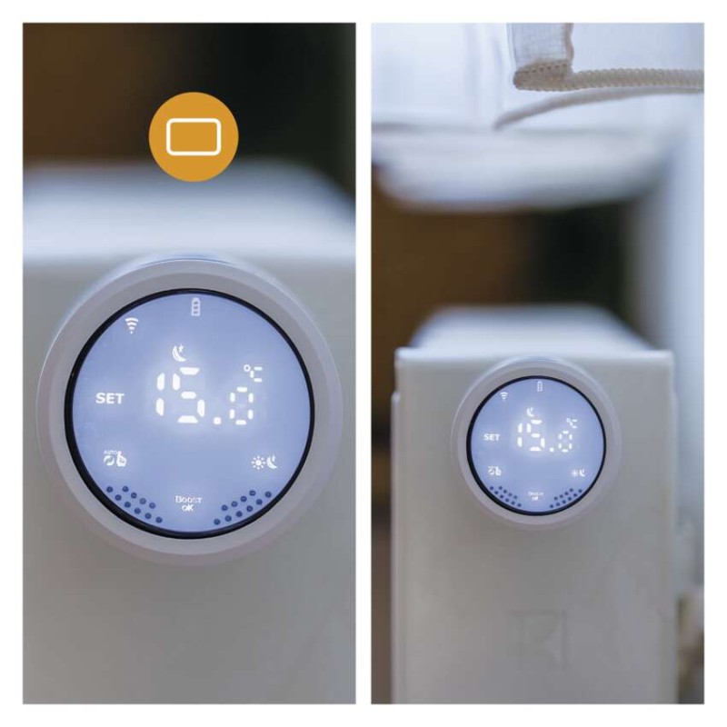 GoSmart Digitális termosztatikus fej P5630S ZigBee