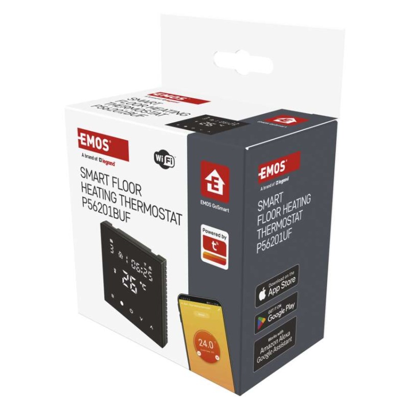 GoSmart Termostat pokojowy do ogrzewania podłogowego, P56201BUF z WiFi