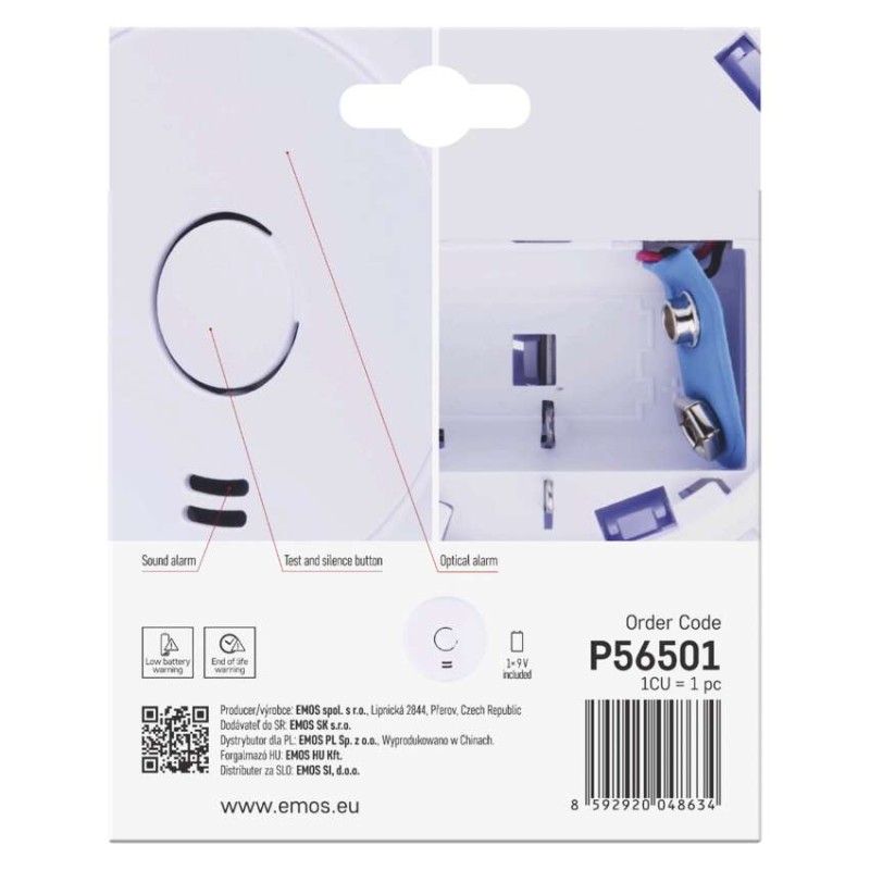 Detektor kouře GS536-H01