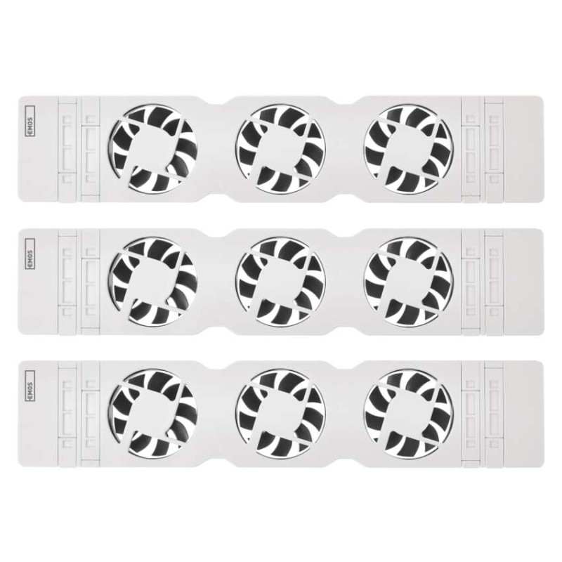 Ventilátor pod radiátor TRIO, biely