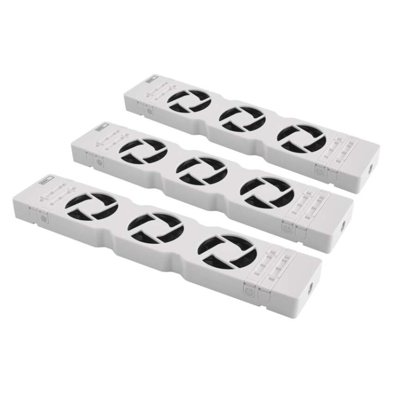 Ventilátor pod radiátor TRIO, biely