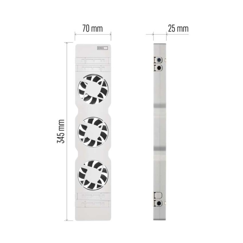 Prodlužovací radiátorový set - rozšíření základní sady ventilátorů