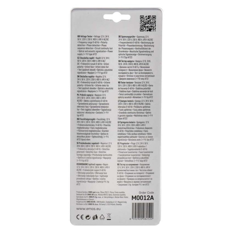 Skúšačka napätia VT-320