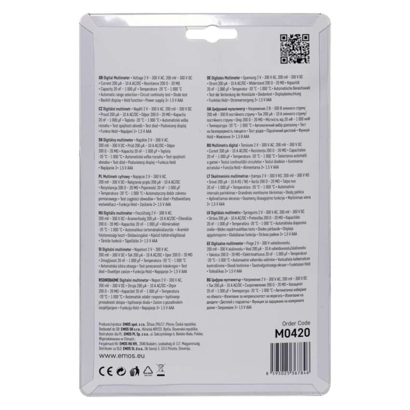 EMOS Multiméter MD-420