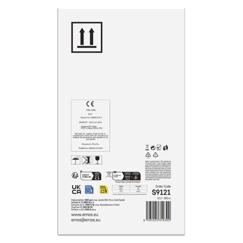 Datový kábel UTP CAT 5E, 305m