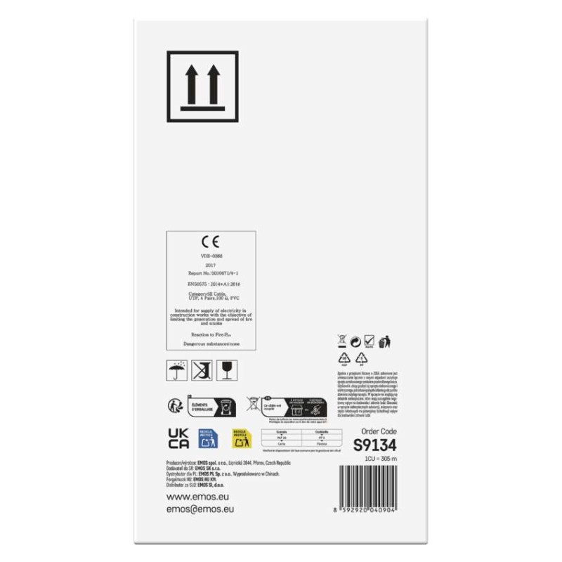 Andmekaabel UTP CAT 5E PVC Basic, 305 m