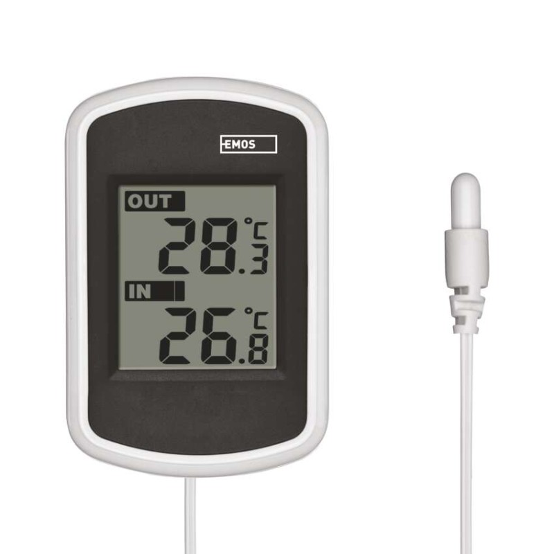 Digitális hőmérő, vezetékes érzékelővel E0041