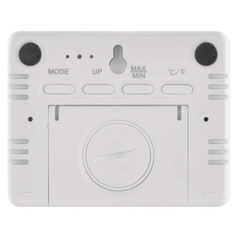 Digitális hőmérő páratartalom-mérővel, vezeték nélküli érzékelővel, óra, dátum E6210