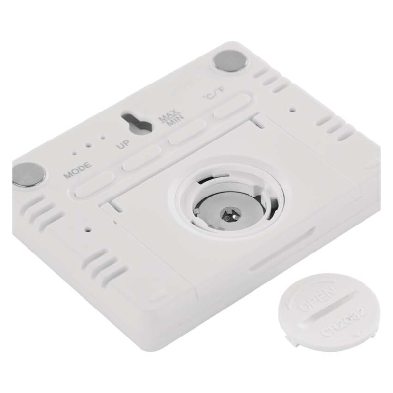 Digitális hőmérő páratartalom-mérővel, vezeték nélküli érzékelővel, óra, dátum E6210