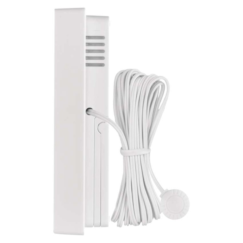 Digitālais termometrs ar mitruma mērītāju, vadu sensors, modinātājs E0558P