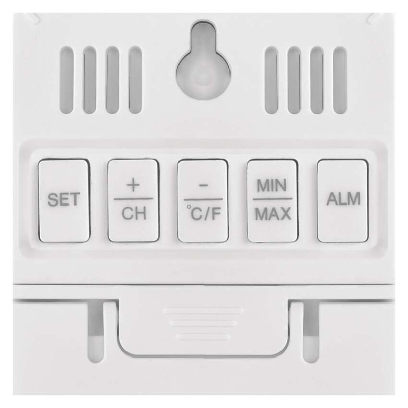 Digitális hőmérő páratartalom-mérővel, vezeték nélküli érzékelővel, óra, dátum E0558W