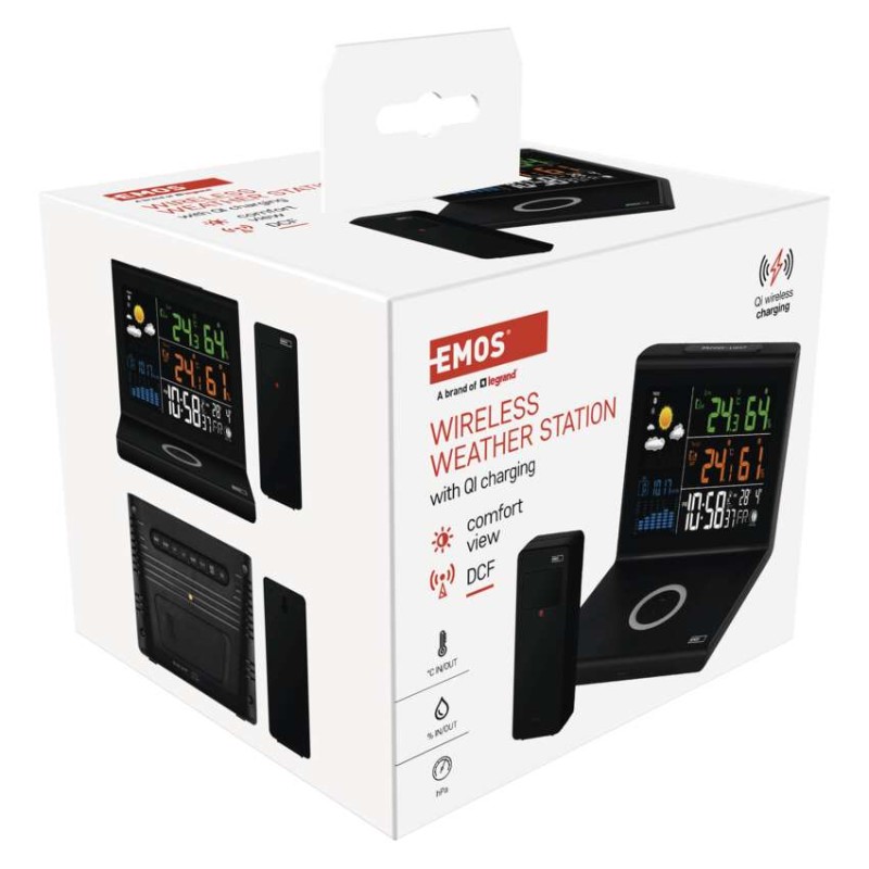 Meteostanice s bezdrátovým nabíjením E8010