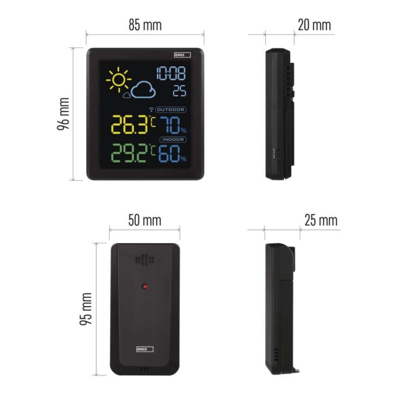 Drahtlose Wetterstation E8647N