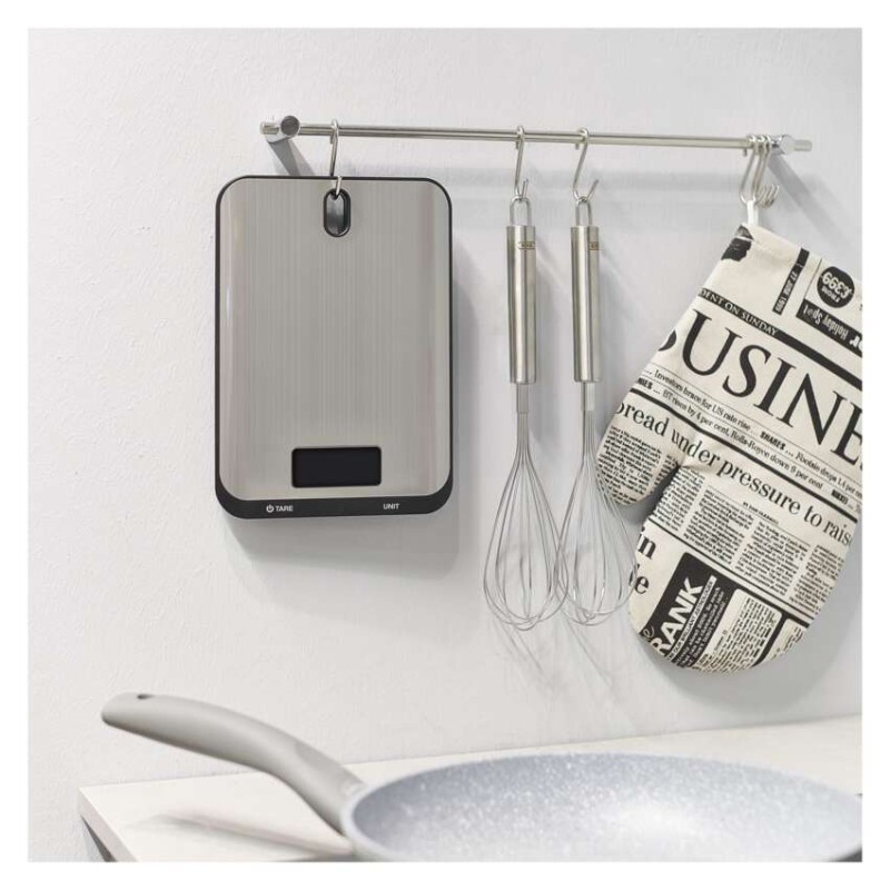 Digitálna kuchynská váha EV026, strieborná