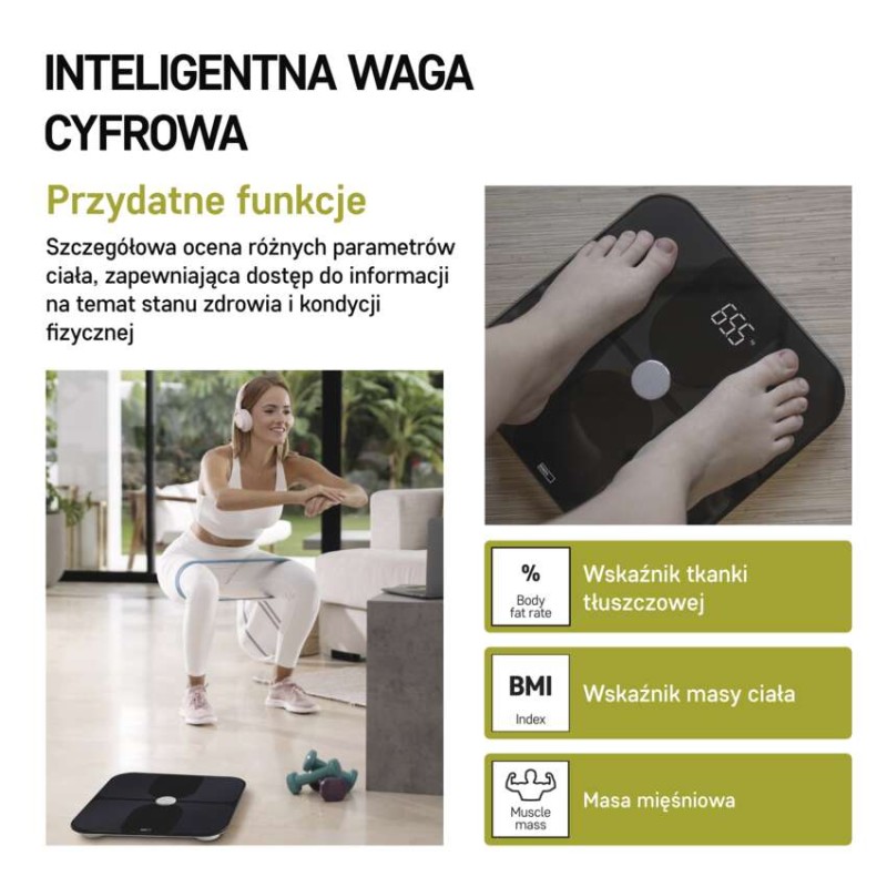 GoSmart Waga łazienkowa EV112