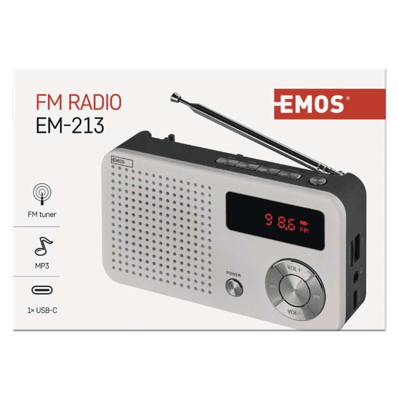 Rádio s mp3 EMOS EM-213