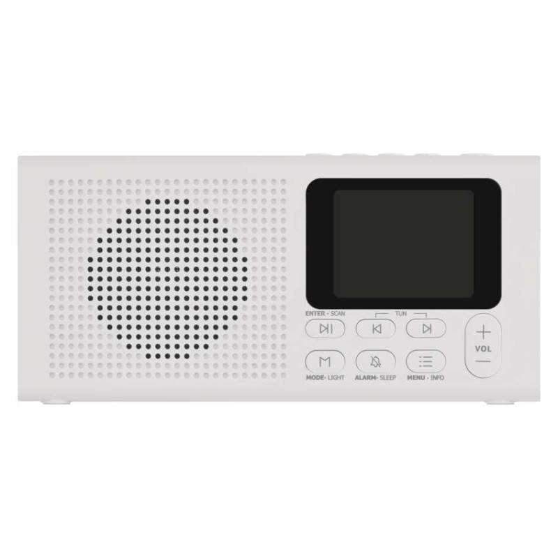 Prenosné rádio s Bluetooth, DAB / DAB+ / FM, biele