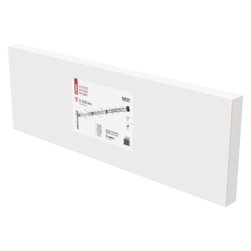 Kültéri antenna EM-2845, PROFI,  0–200 km, DVB-T2, LTE/4G szűrő