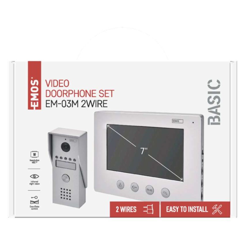 Sada videovrátnika EMOS EM-03M 2WIRE