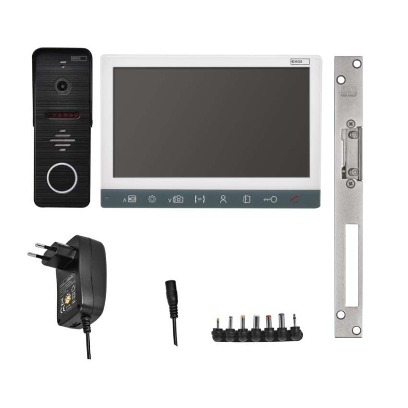 Videonamruņa komplekts EM-10AHD ar elektroniski atveramu/aizveramu slēdzeni