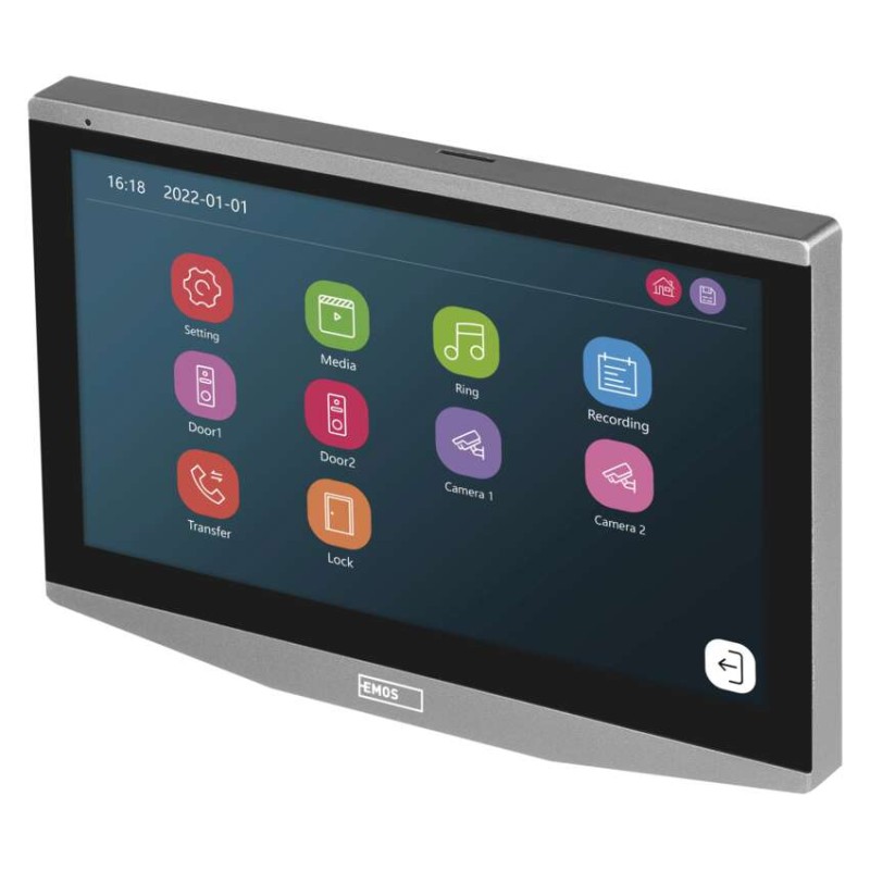 GoSmart Kiegészítő monitor IP-700B otthoni video kaputelefonhoz IP-700A 
