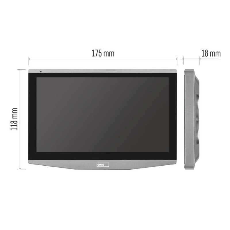 GoSmart Kiegészítő monitor IP-700B otthoni video kaputelefonhoz IP-700A 