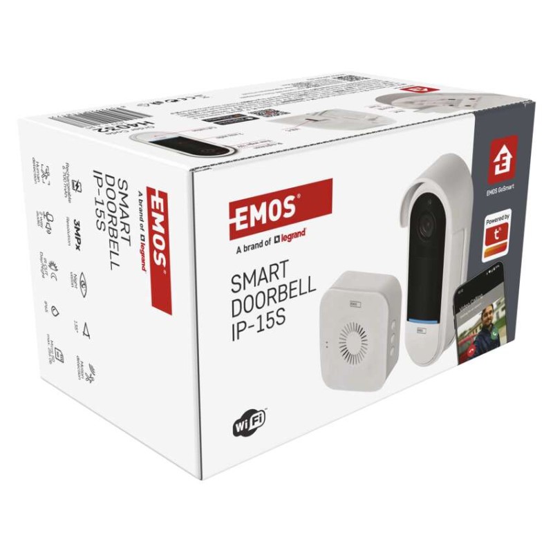 #VIDEO DOORBELL TUYA IP-15S DC BATTERY