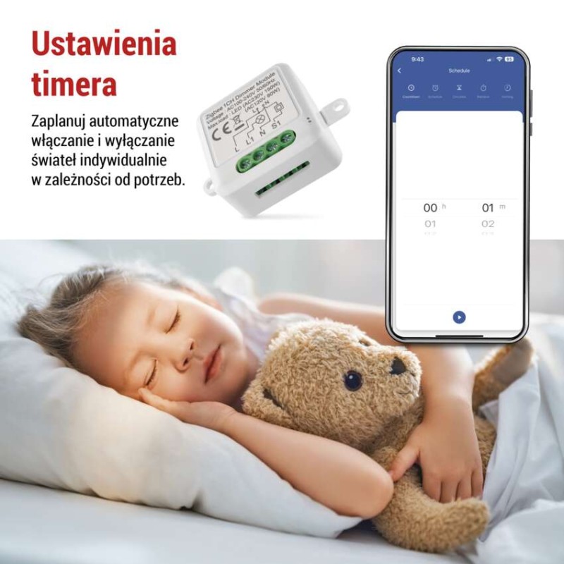 GoSmart Moduł ściemniacza IP-2111DZ, ZigBee, 1-kanałowy