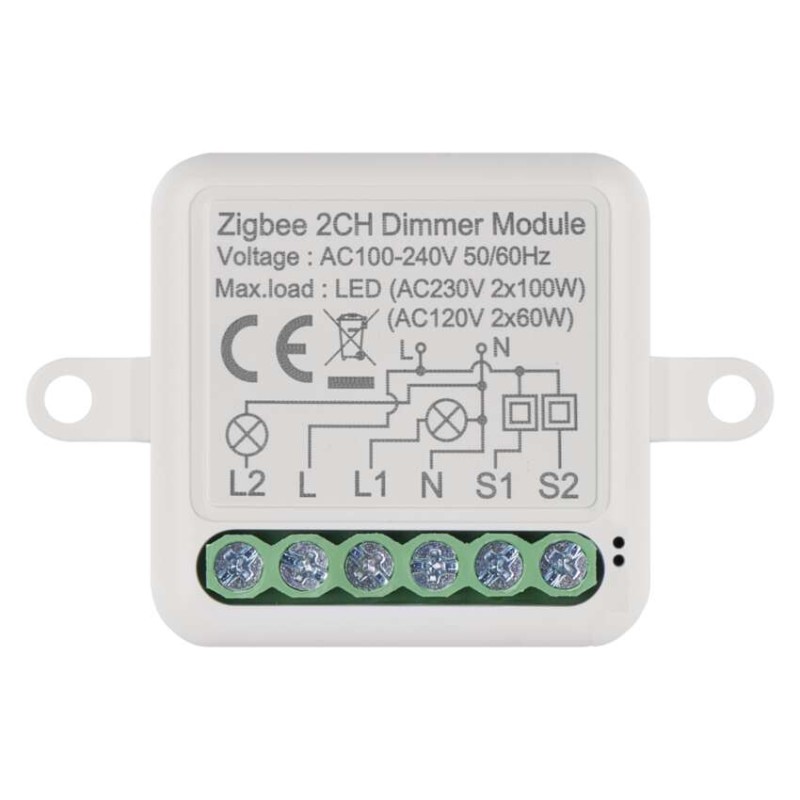 GoSmart dimmera modulis IP-2112DZ, ZigBee, 2 kanāli