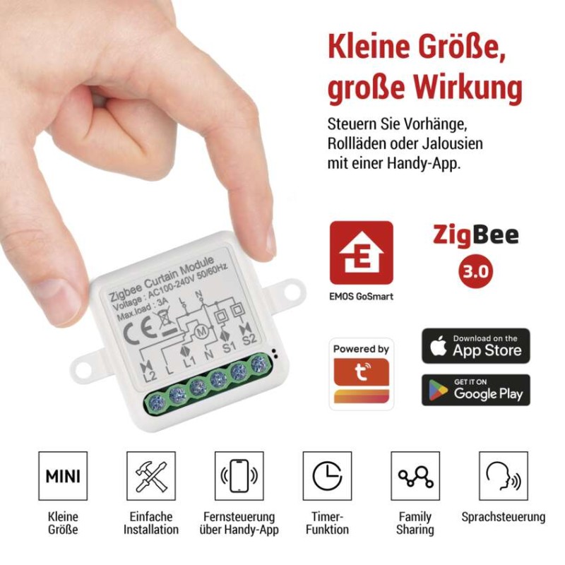 GoSmart Motormodul IP-2121CZ, ZigBee, 1-Kanal