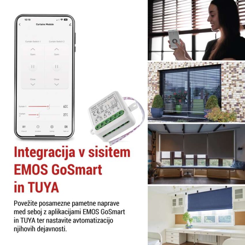 GoSmart motorni modul IP-2122CZ, ZigBee, 2-kanalni