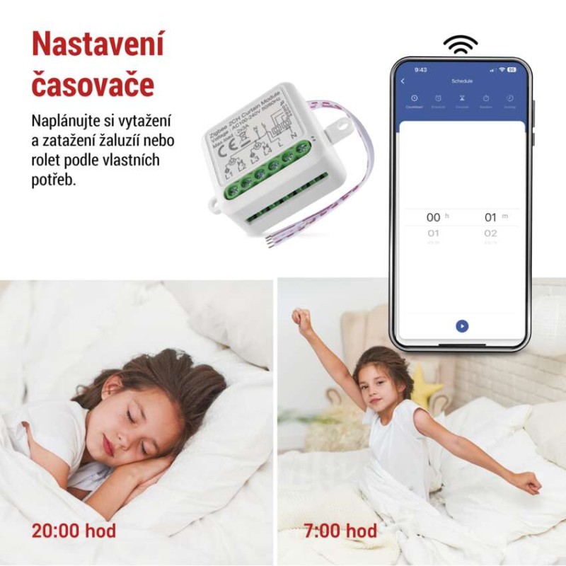 GoSmart modul motorický IP-2122CZ, ZigBee, 2-kanálový