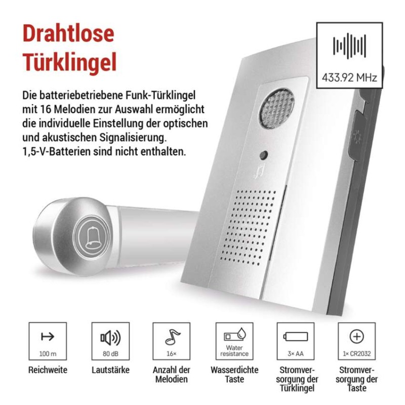 Drahtlose Türklingel 98105