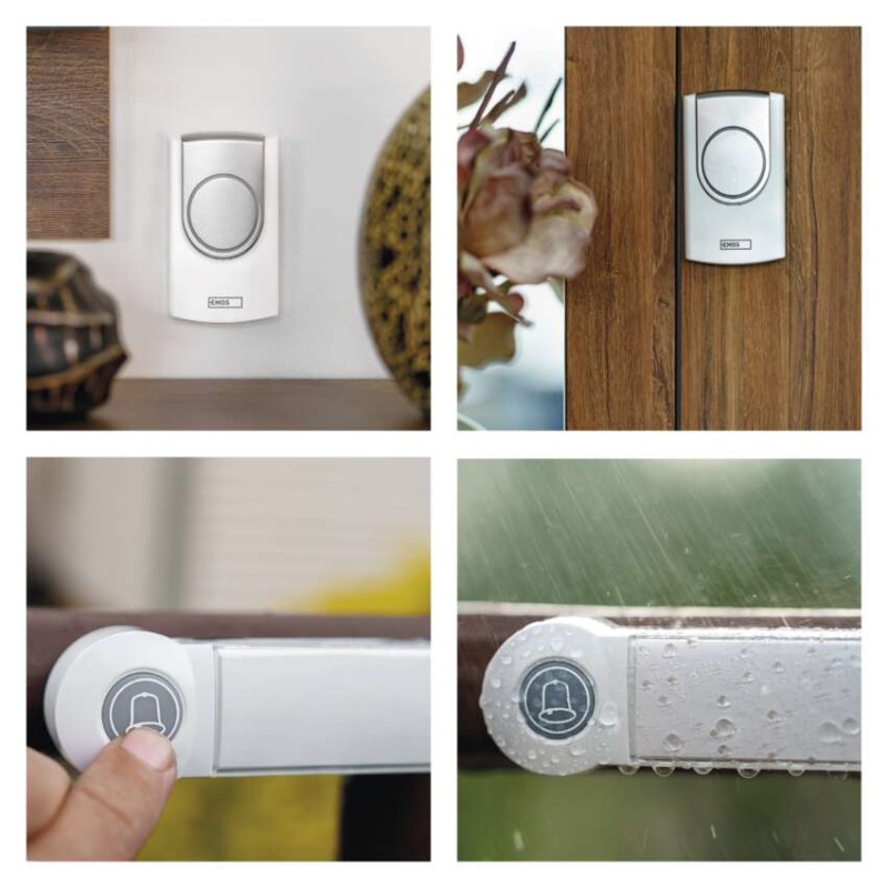 Domovní bezdrátový zvonek P5723 na 3x AA