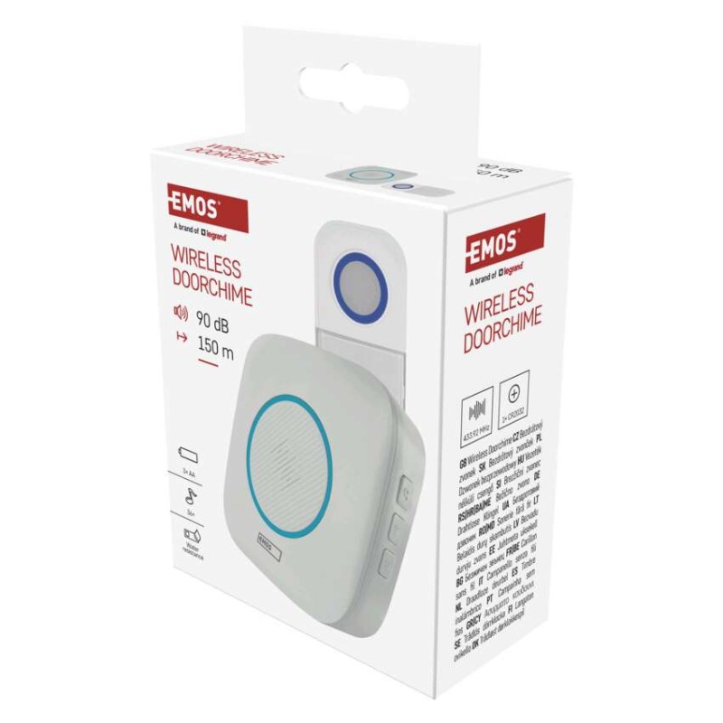 Vezeték nélküli csengő P5736, 3× AA