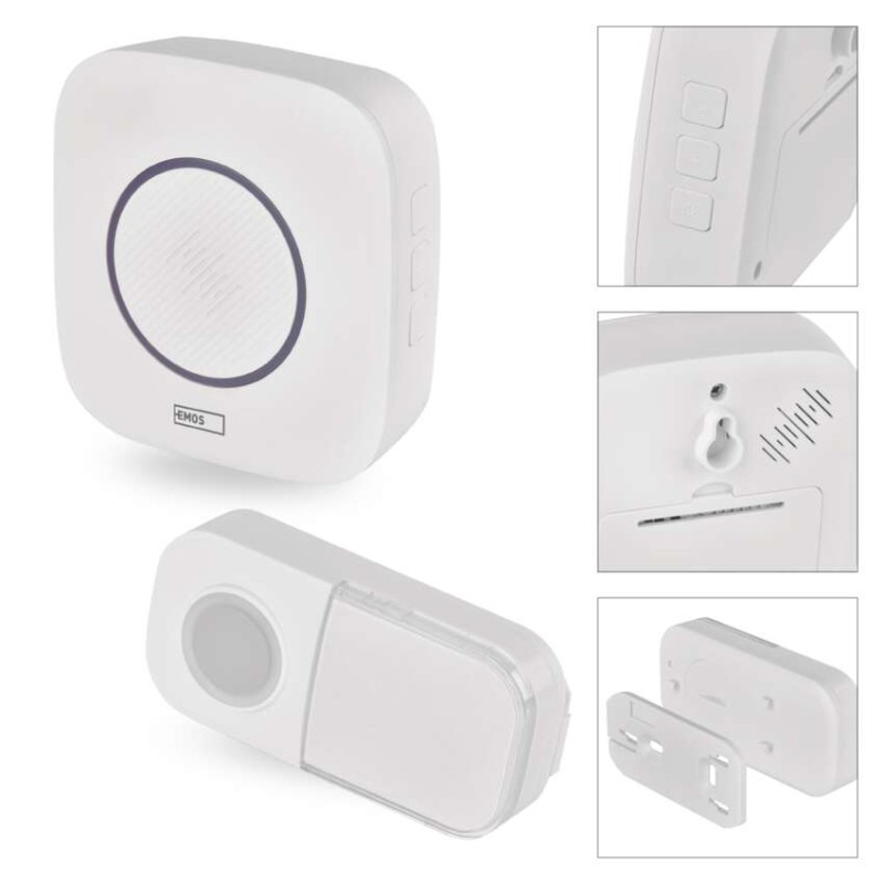 Vezeték nélküli csengő P5736, 3× AA