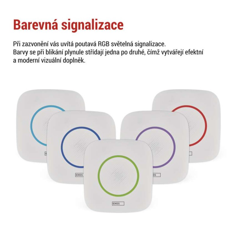 Domovní bezdrátový zvonek P5737 do zásuvky