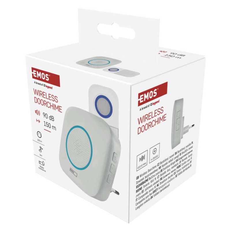 Domovní bezdrátový zvonek P5737 do zásuvky