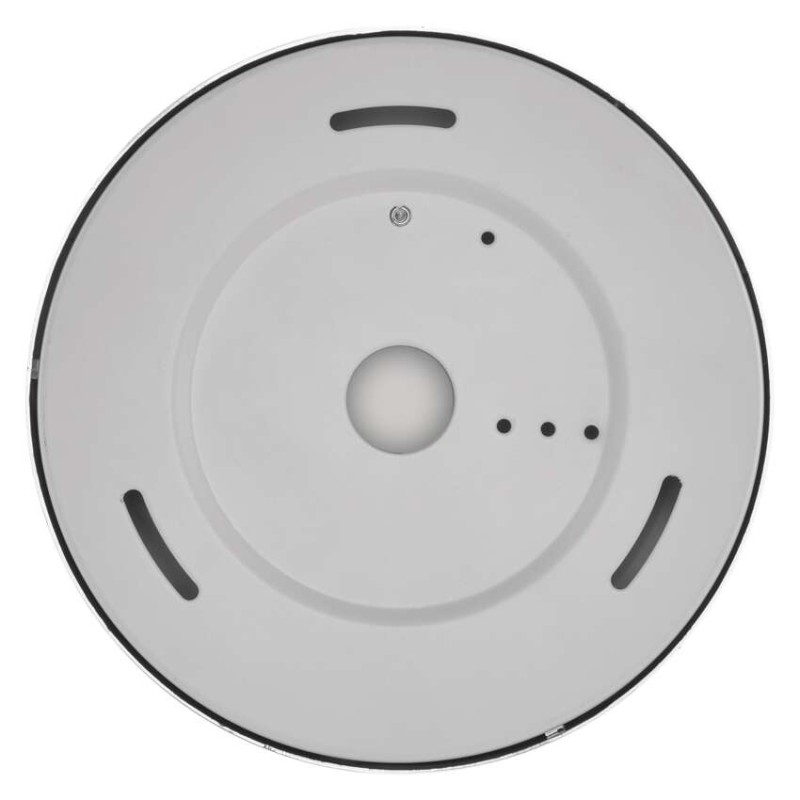 LED prisadené svietidlo, kruhové, biele, 12,5W, Neutrálna biela