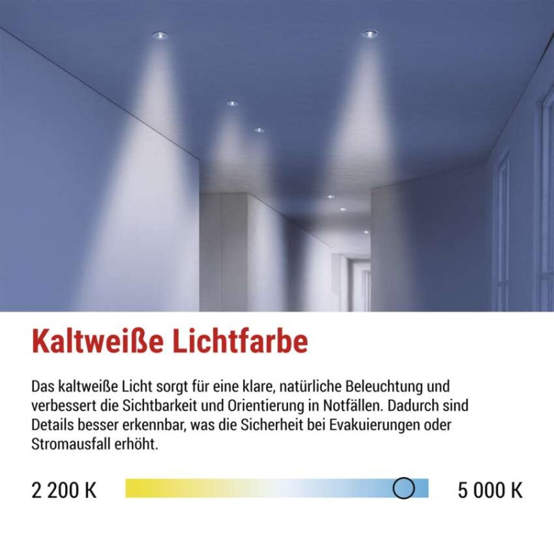 LED-Notleuchte 1W 130LM 3H
