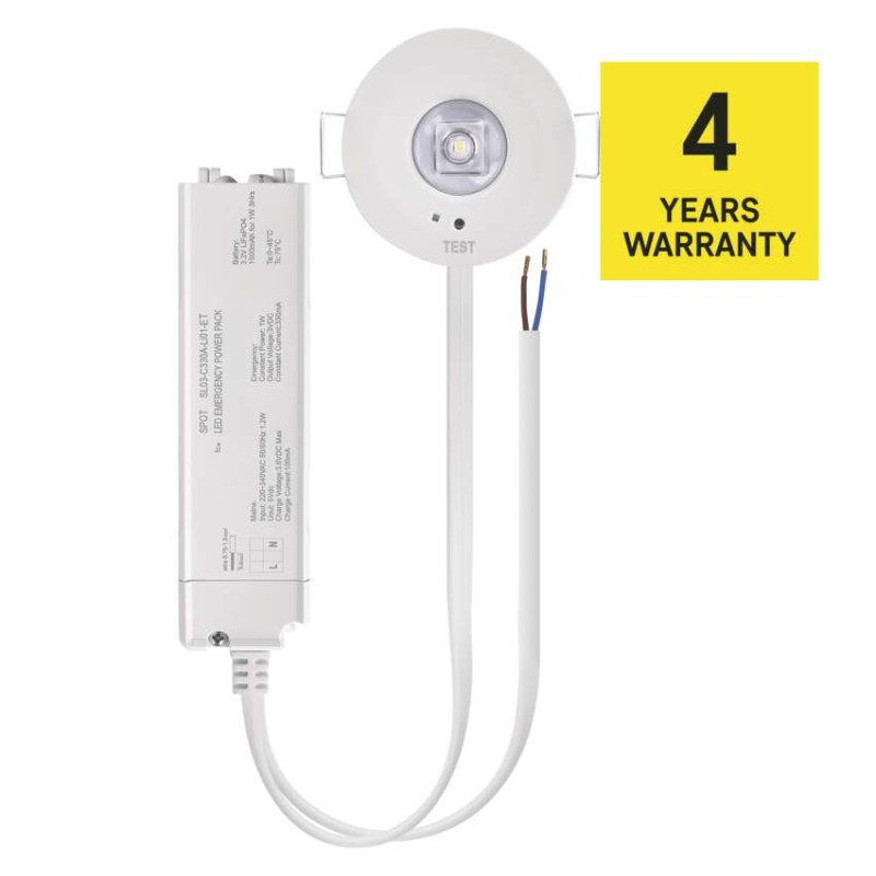 LED-avariivalgusti ORSU 1W, 130lm, 3 h